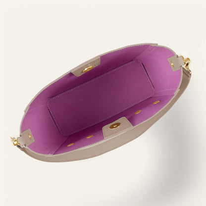 Mini S | Taupe with Gold hardware