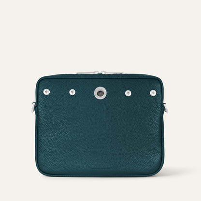 Mia Crossbody | Teal with Silver hardware