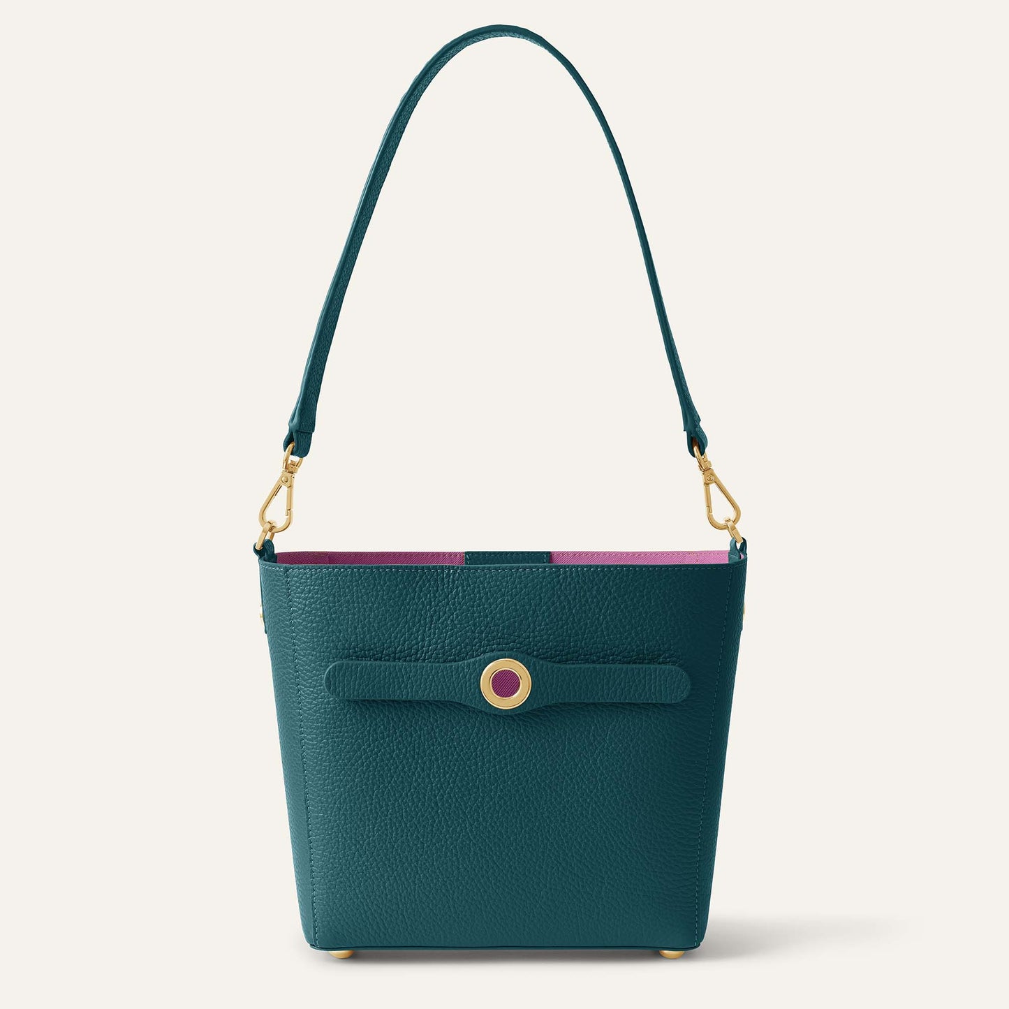 Mini S | Teal with Gold hardware