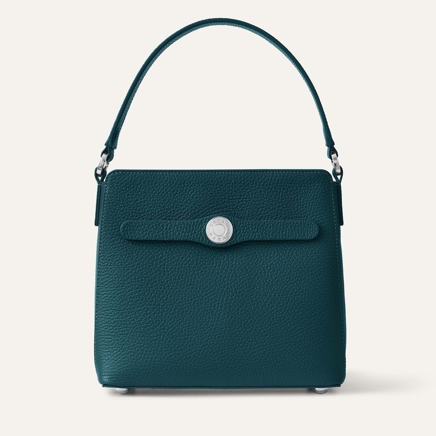 Rosa Handbag | Teal with Silver hardware