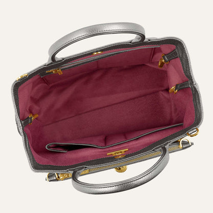 Dahlia Tote | Titanium with Gold hardware