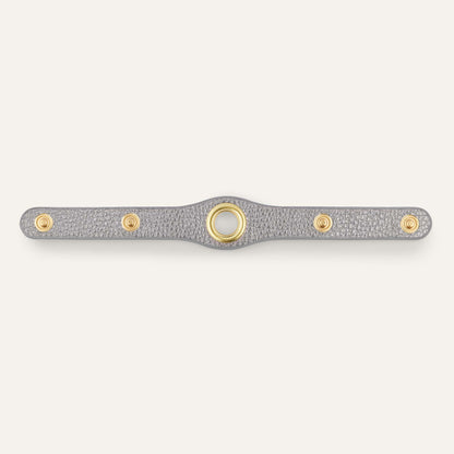 Deco Popper | Titanium with Gold hardware