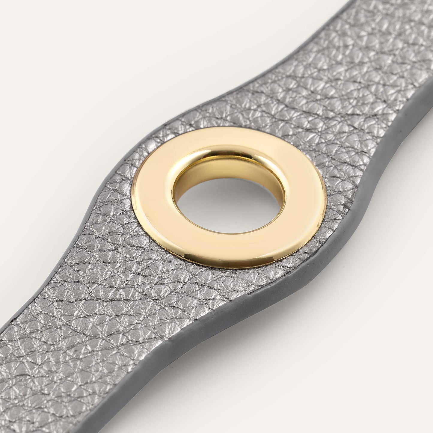 Deco Popper | Titanium with Gold hardware