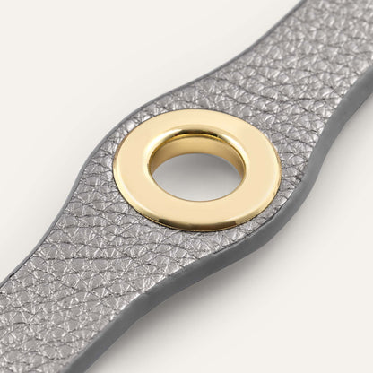 Deco Popper | Titanium with Gold hardware