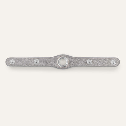 Deco Popper | Titanium with Silver hardware