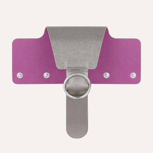 Ring Flap Classic | Titanium with Silver hardware