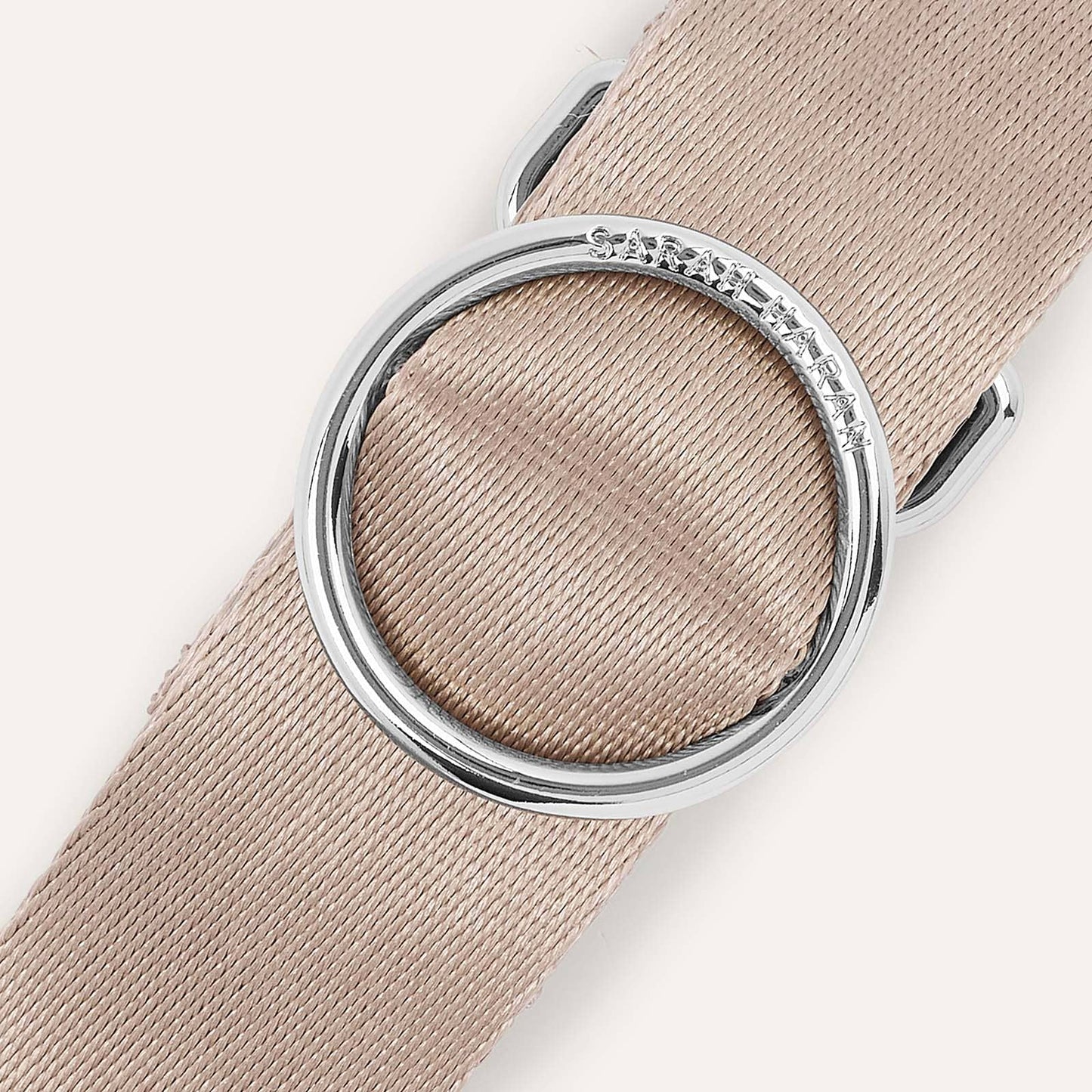 River Strap | Metallic Titanium with Silver hardware
