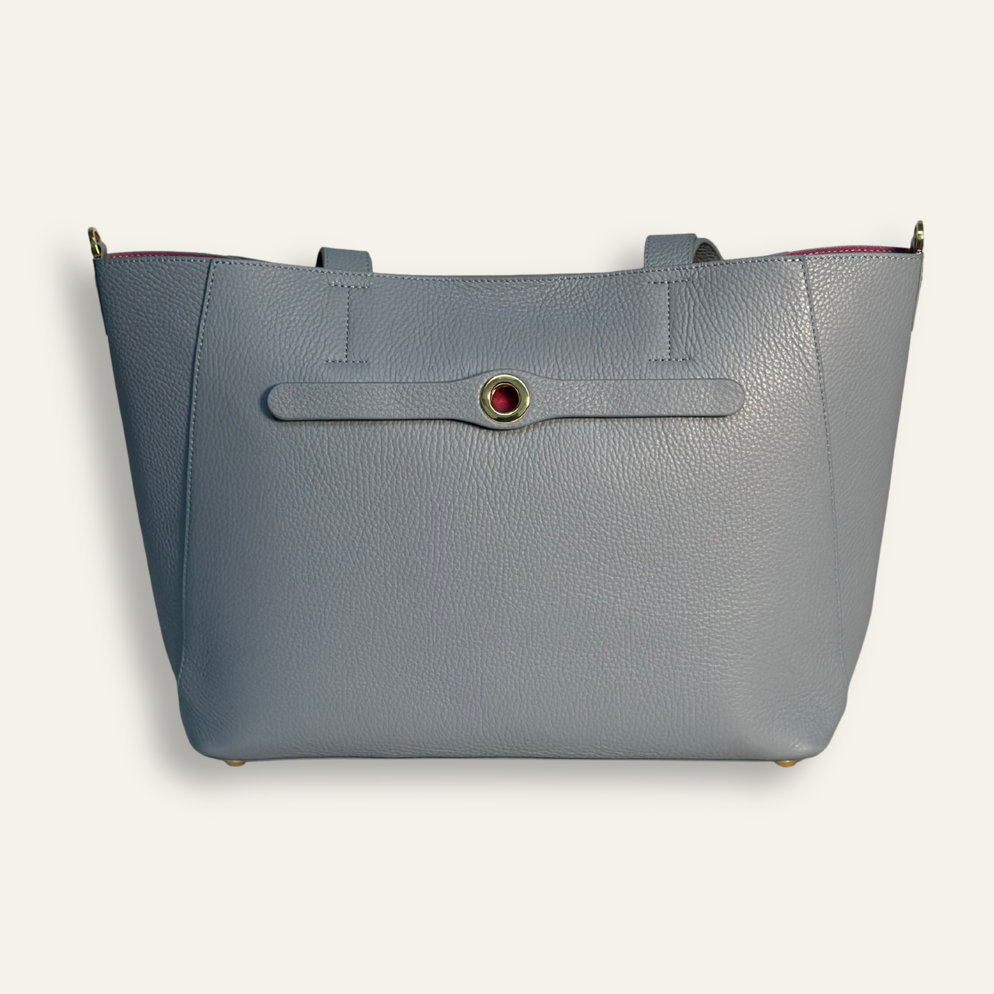 Preloved Sarah Tote | Duck Egg with Gold hardware