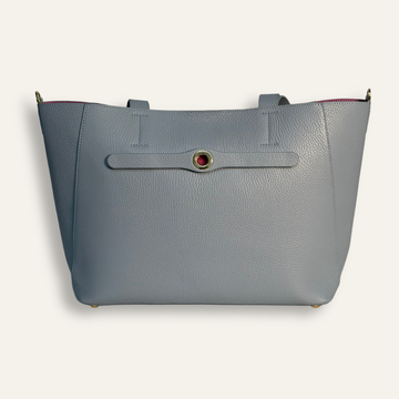 Preloved Sarah Tote | Duck Egg with Gold hardware