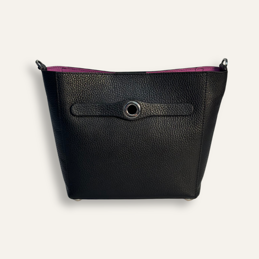 Preloved Mini S | Black with Silver hardware