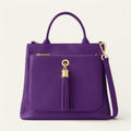 Dahlia Tote | Amethyst with Gold hardware