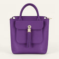 Mini P Backpack | Amethyst with Gold hardware