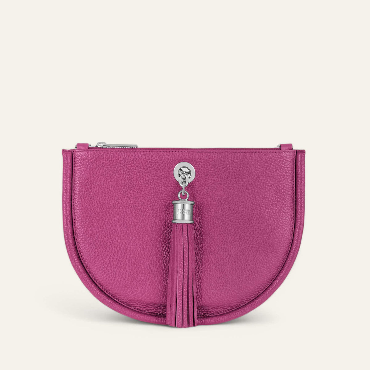 Berry Sarah Haran Luna Satchel with Silver hardware luna ivy