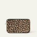 Millie Pouch | Leopard Black with Silver hardware