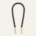 Aurora Strap | Black with Gold hardware