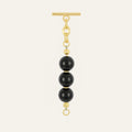 Aurora Tassel | Black with Gold hardware