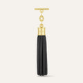 Capsule Tassel | Black with Gold hardware
