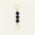 Aurora Strap Extenders | Black with Gold hardware Single