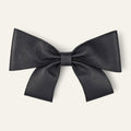 Deco Bow | Black with Silver hardware