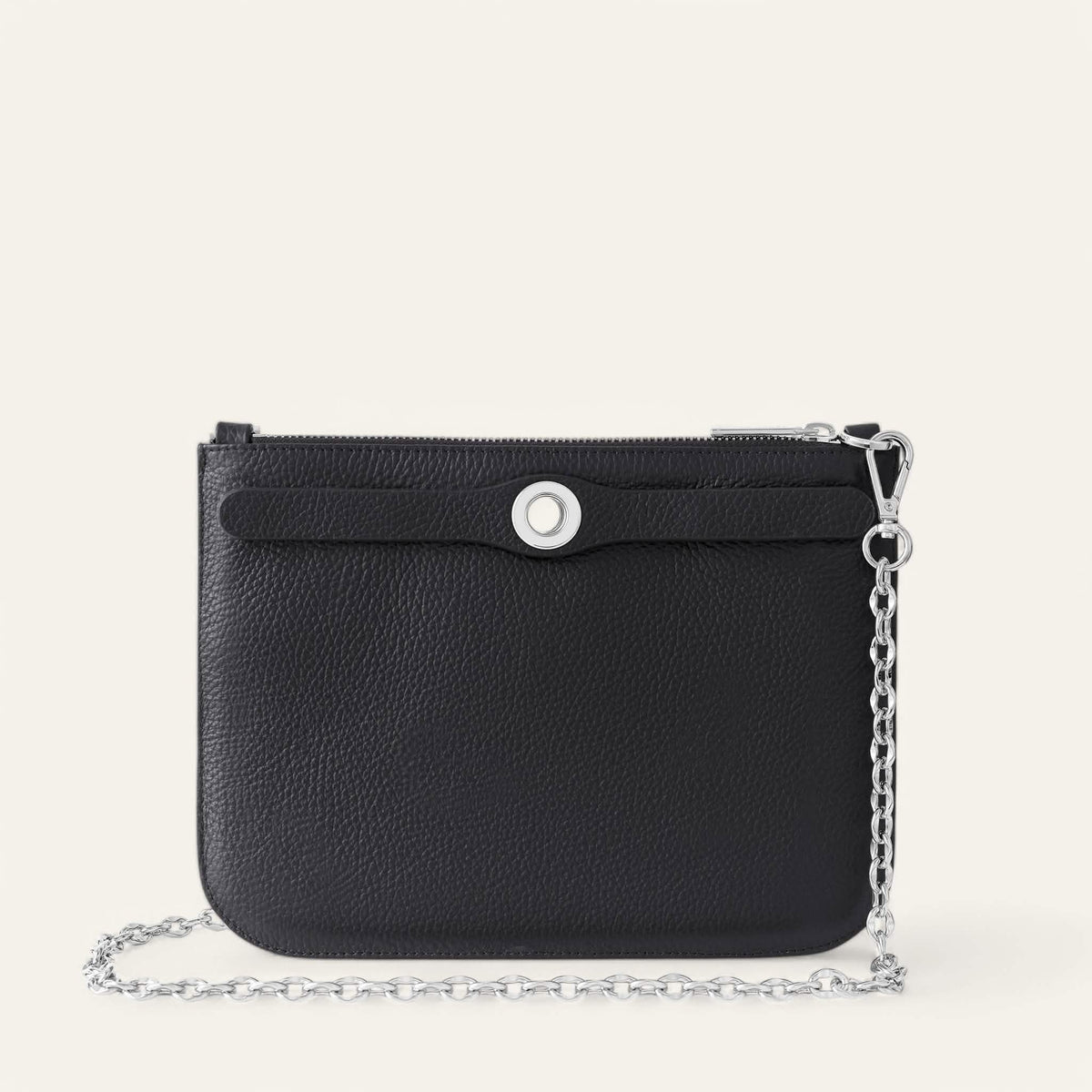 Black Sarah Haran Ivy with Silver hardware back