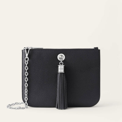 Black Sarah Haran Ivy with Silver hardware front