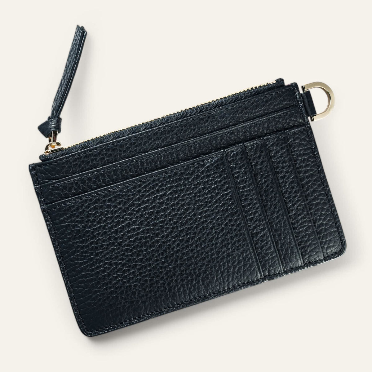 Black Sarah Haran Jade Purse with Gold hardware