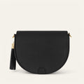 Luna Satchel | Black with Gold hardware