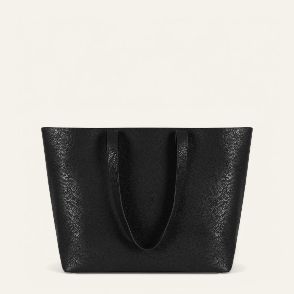 Black Sarah Haran Michelle Tote with Gold hardware back