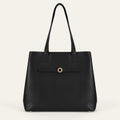 Michelle Tote | Black with Gold hardware
