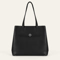 Michelle Tote | Black with Silver hardware
