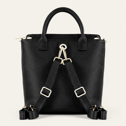 Black Sarah Haran Mini P Back Gold