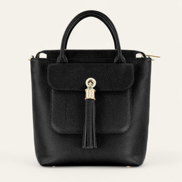 Black Sarah Haran Mini P Front Gold