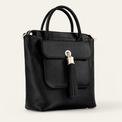 Black Sarah Haran Mini P Side Gold