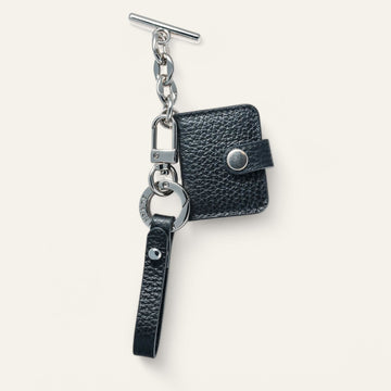 Black Sarah Haran Moments Tassel with Silver hardware