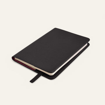 Black Sarah Haran Notebook Leather 1