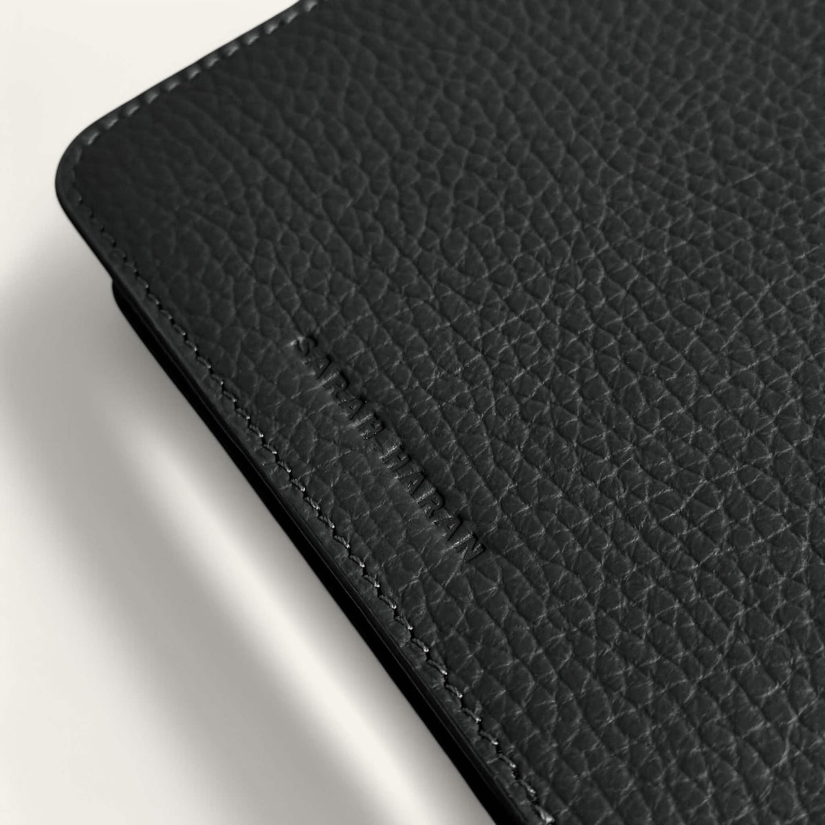 Black Sarah Haran Notebook Leather 4