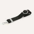 River Strap | Black with Silver hardware