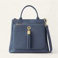 Dahlia Tote | Bluebell with Gold hardware