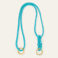 Kings Knot Strap | Bright Blue Sparkle with Gold hardware