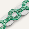 Deco Discs | Caribbean Dreams Soft Metallic Silver with Gold hardware