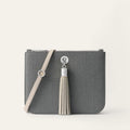 Ivy | Charcoal Porcelain with Silver hardware