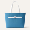 Sarah Tote | Regatta White with Silver hardware