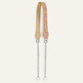 Gemini Strap | Confetti Shimmer Metallic Gold with Silver hardware