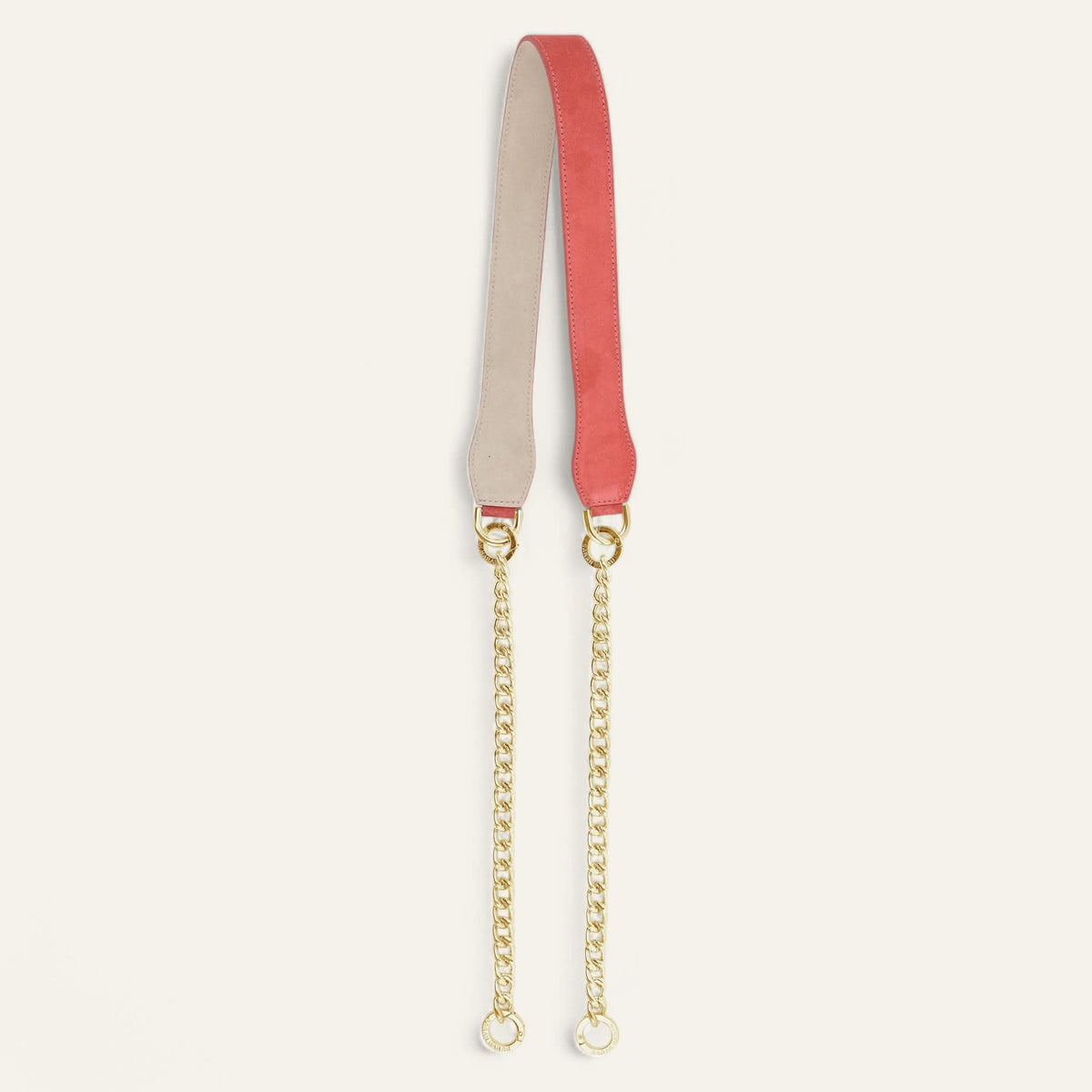 Coral Off White Sarah Haran Gemini Strap with Gold hardware