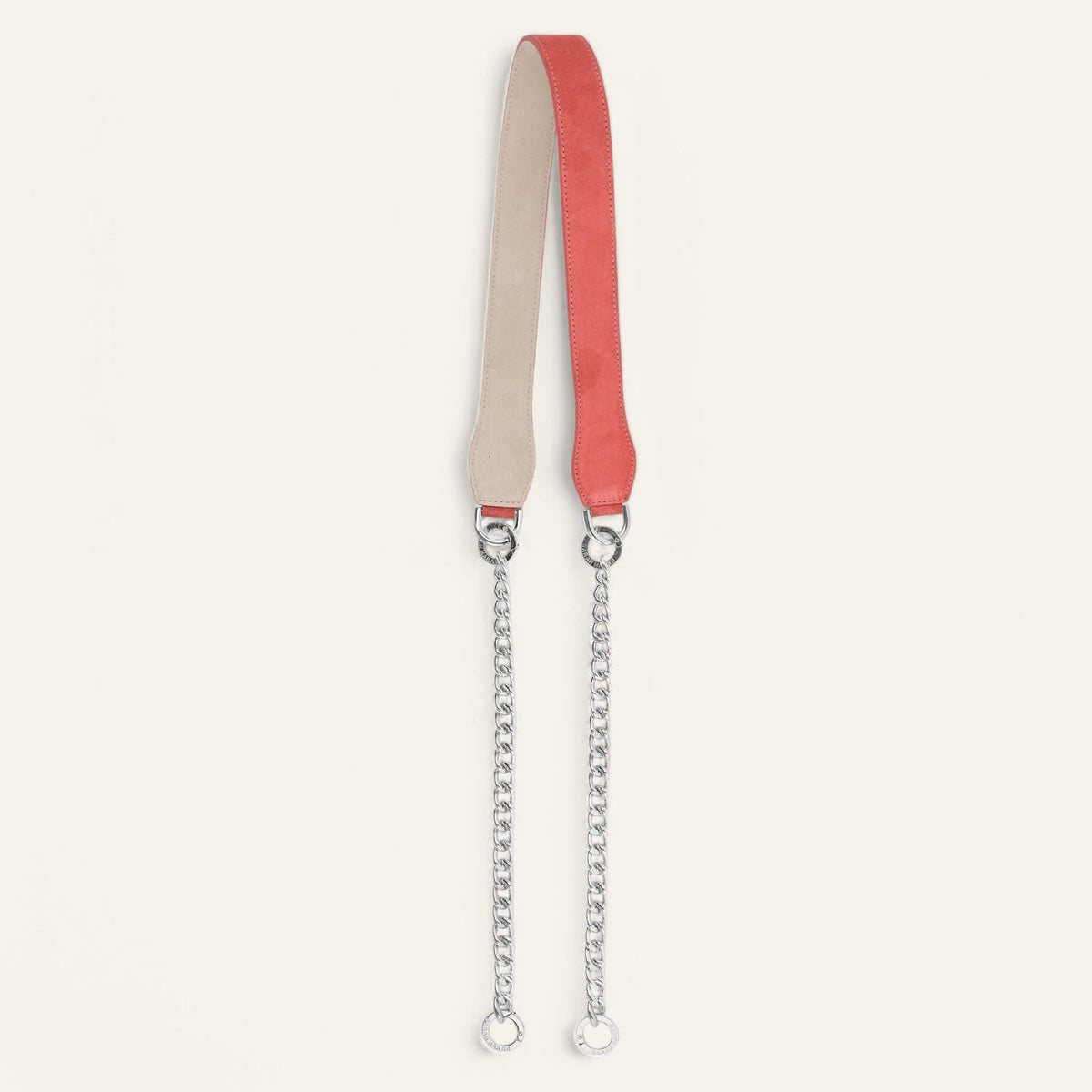 Coral Off White Sarah Haran Gemini Strap with Silver hardware