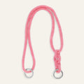 Kings Knot Strap | Coral Sparkle with Silver hardware