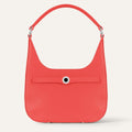 Florence Shoulder Bag | Coral with Silver hardware