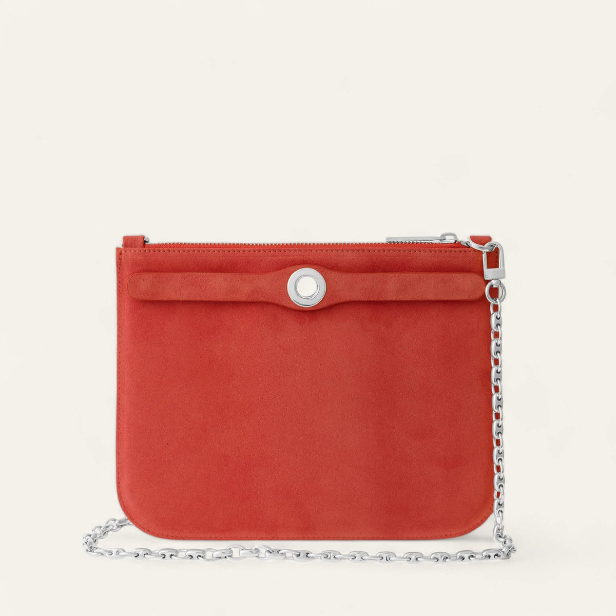 Coral Sarah Haran Ivy with Silver hardware back