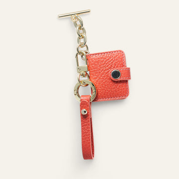 Coral Sarah Haran Moments Tassel with Gold hardware