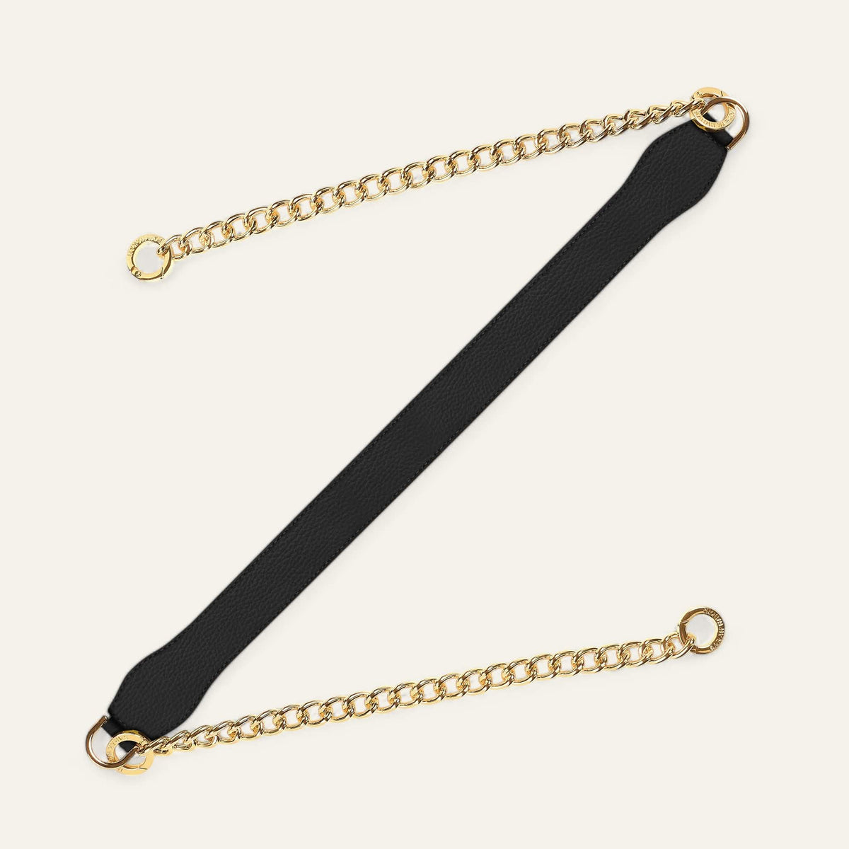 Dalmatian Black Sarah Haran Gemini Strap with Gold hardware